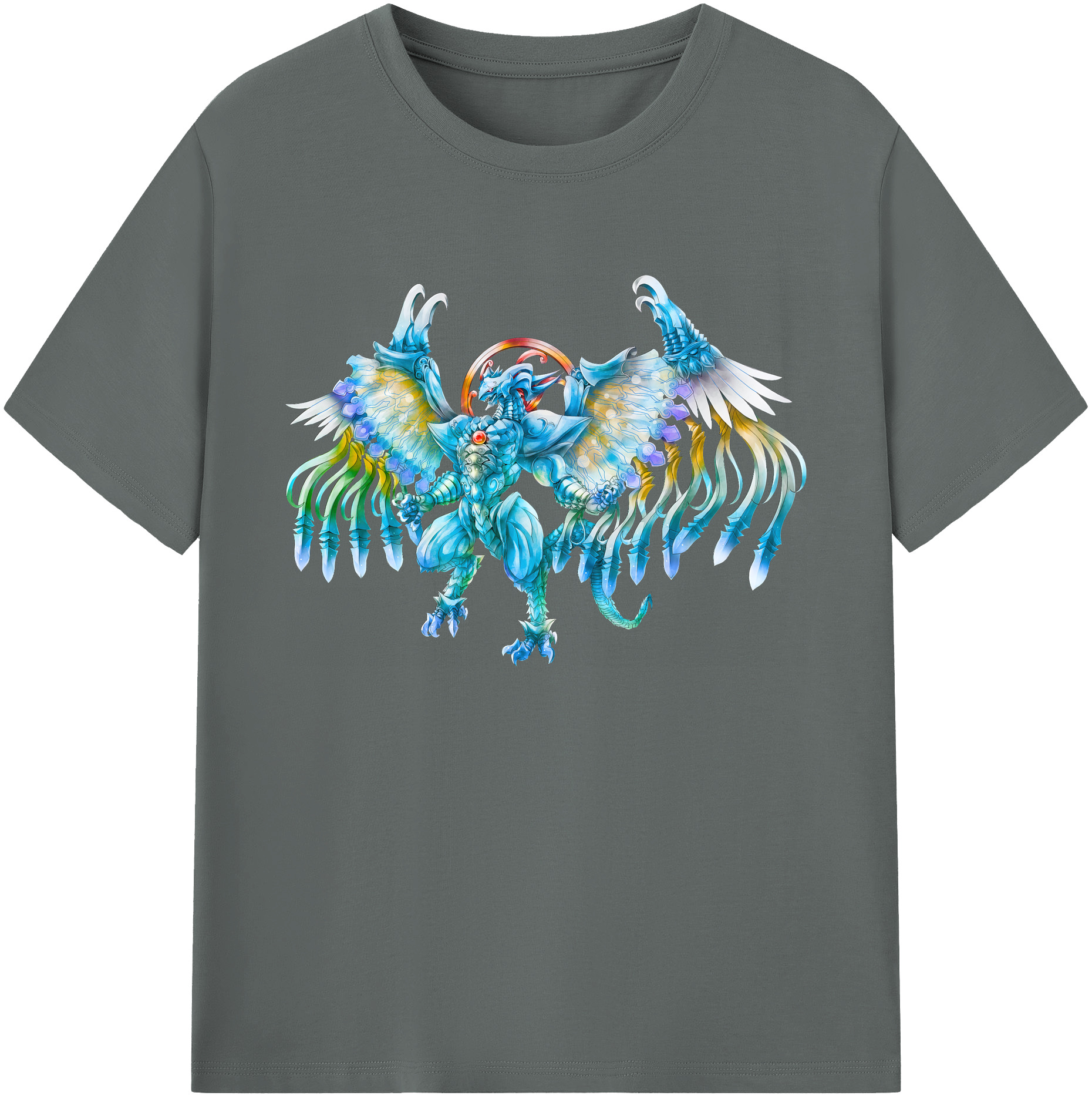 （画像用） 遊☆戯☆王 Yu-Gi-Oh! 綿100％ メンズ半袖Tシャツ｜肌触りやわらか＆通気性
